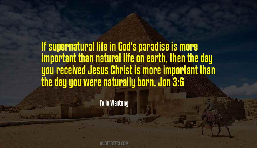 Supernatural God Quotes #1522496