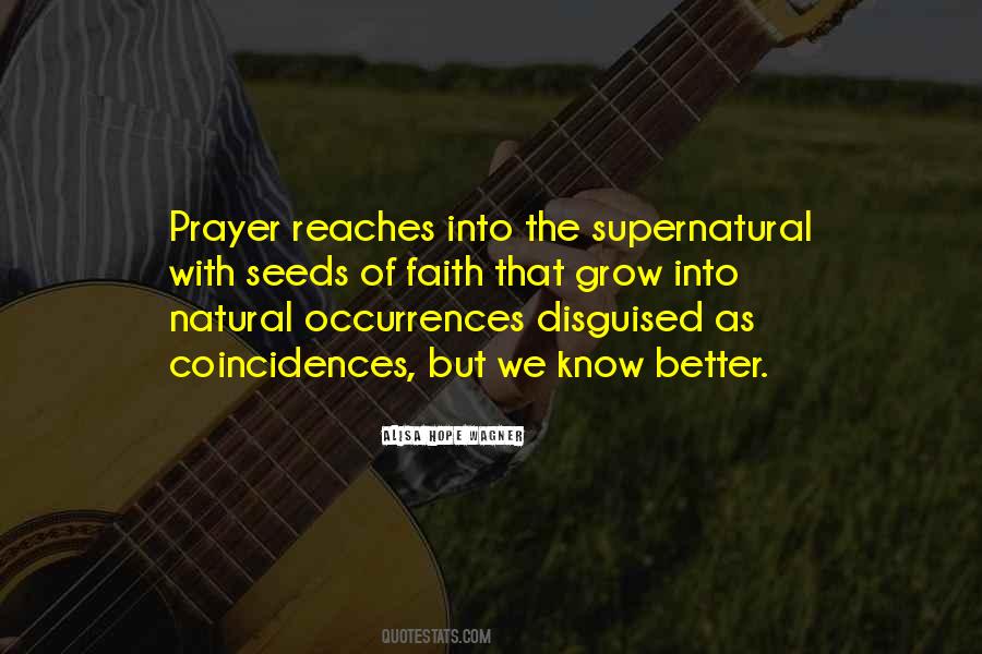 Supernatural God Quotes #308360