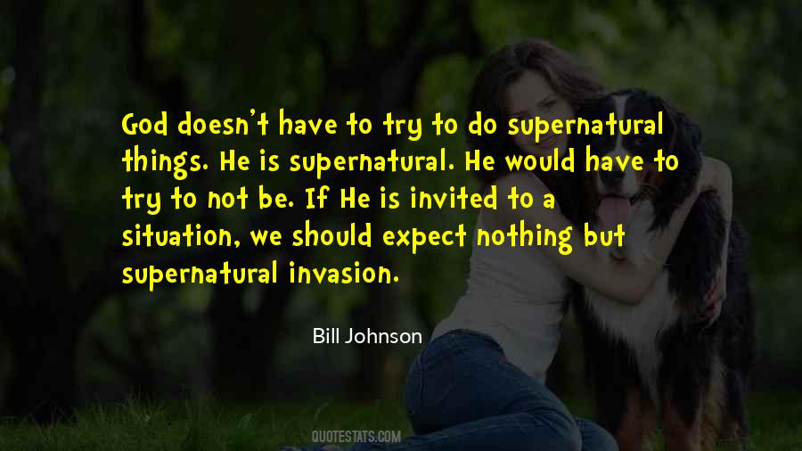 Supernatural God Quotes #883202