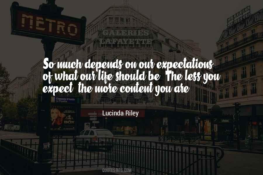 No More Expectations From Life Quotes #98104