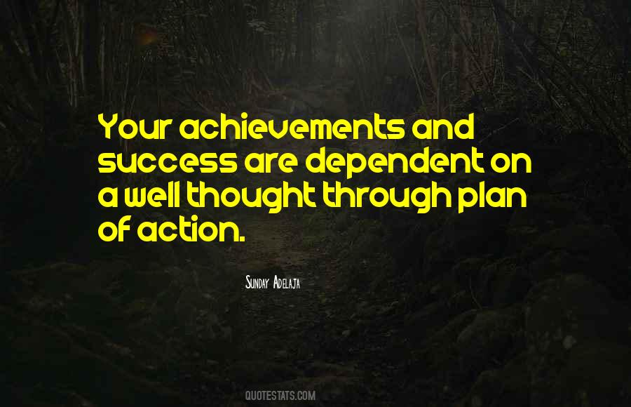 Success Plan Quotes #1118500