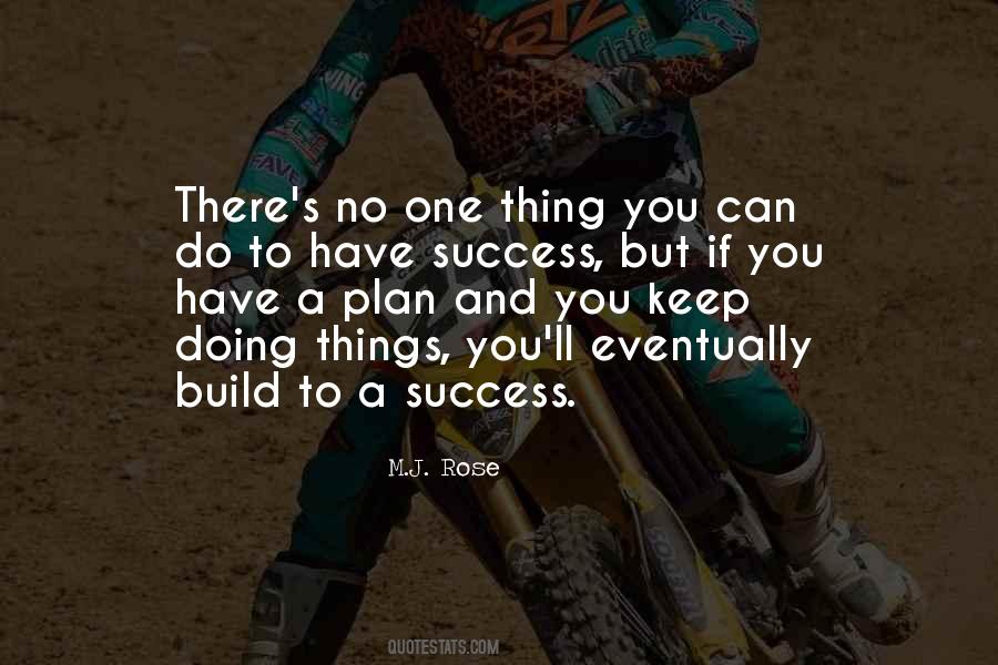 Success Plan Quotes #181869