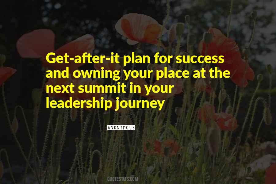Success Plan Quotes #576478
