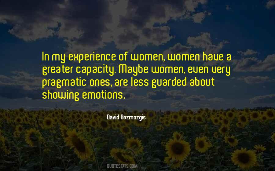 Showing Your Emotions Quotes #1141631