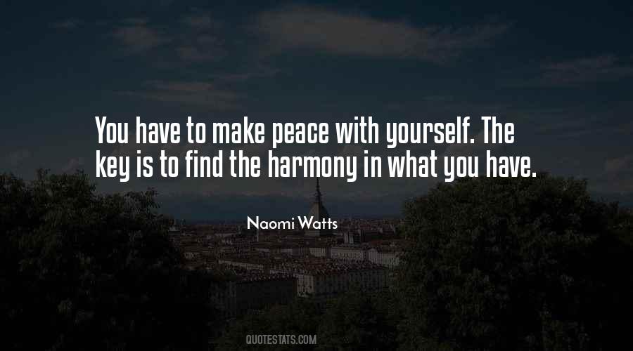 Find Peace In Yourself Quotes #1460869
