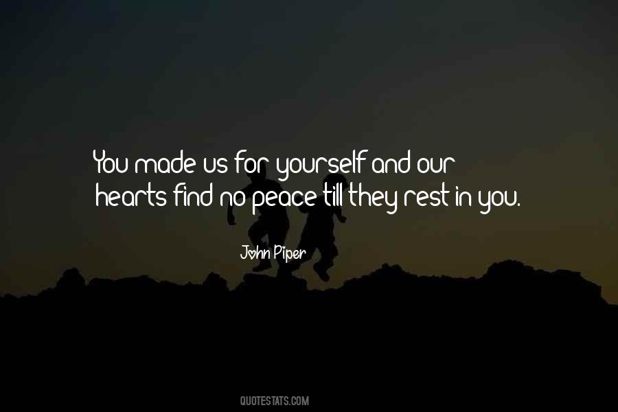 Find Peace In Yourself Quotes #1688205