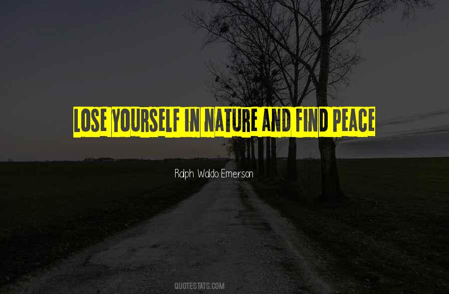 Find Peace In Yourself Quotes #1810998