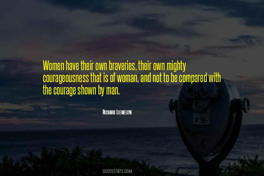 Woman Of Courage Quotes #114506