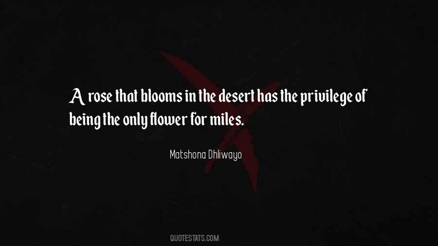 Desert Blooms Quotes #773861