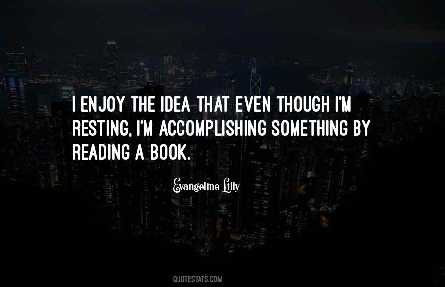 Enjoy The Book Quotes #880121