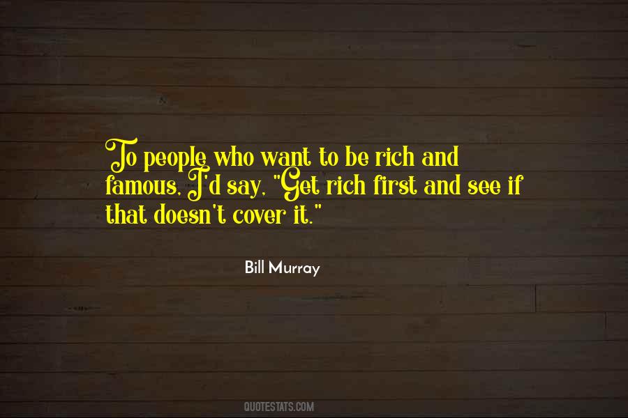 Famous Bill Murray Quotes #1486169