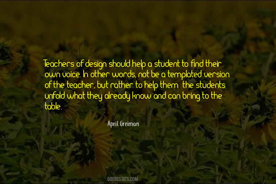 The Teacher And The Student Quotes #1194594