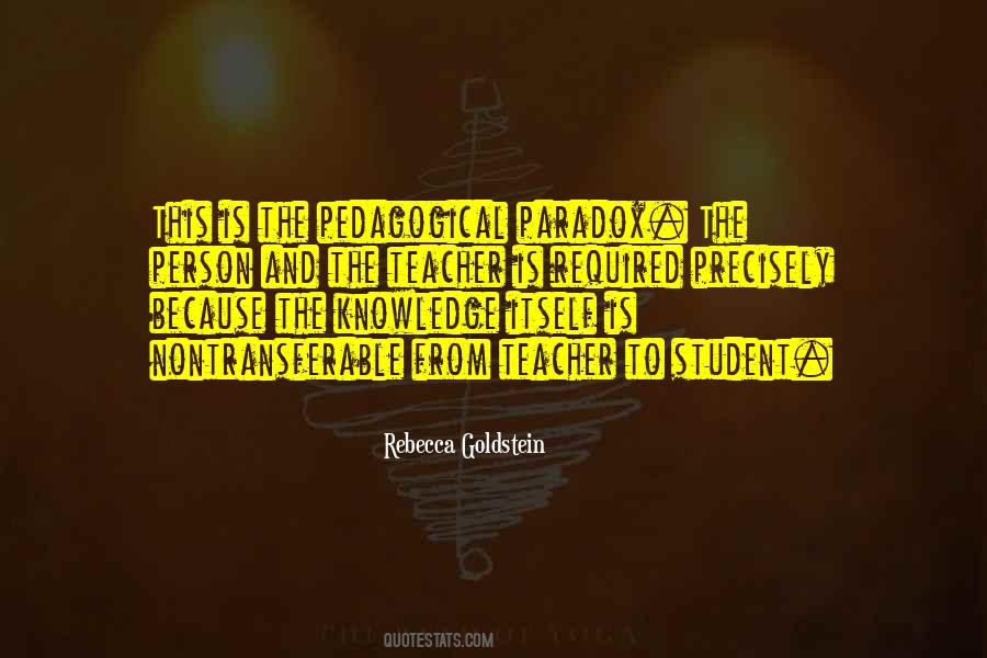 The Teacher And The Student Quotes #256098