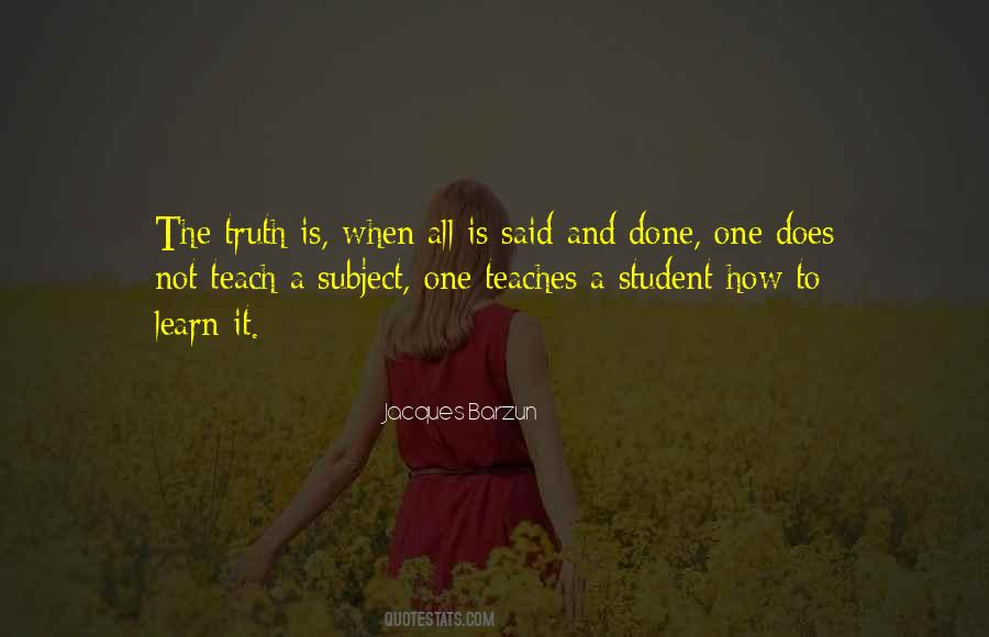 The Teacher And The Student Quotes #895872