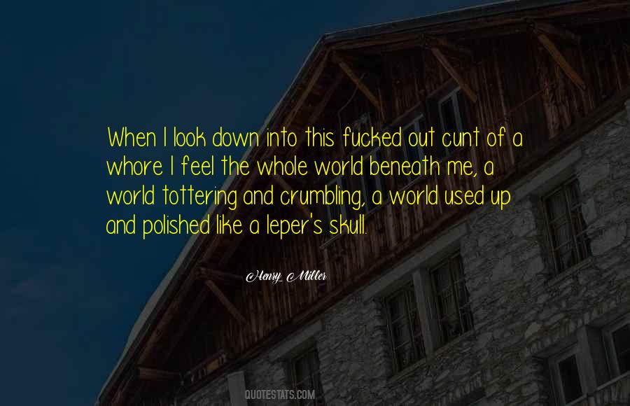 My World Is Crumbling Down Quotes #1177670