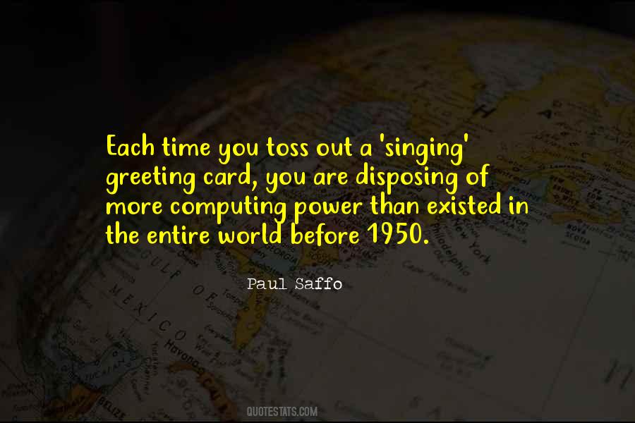 Quotes About The Power Of Singing #1673375
