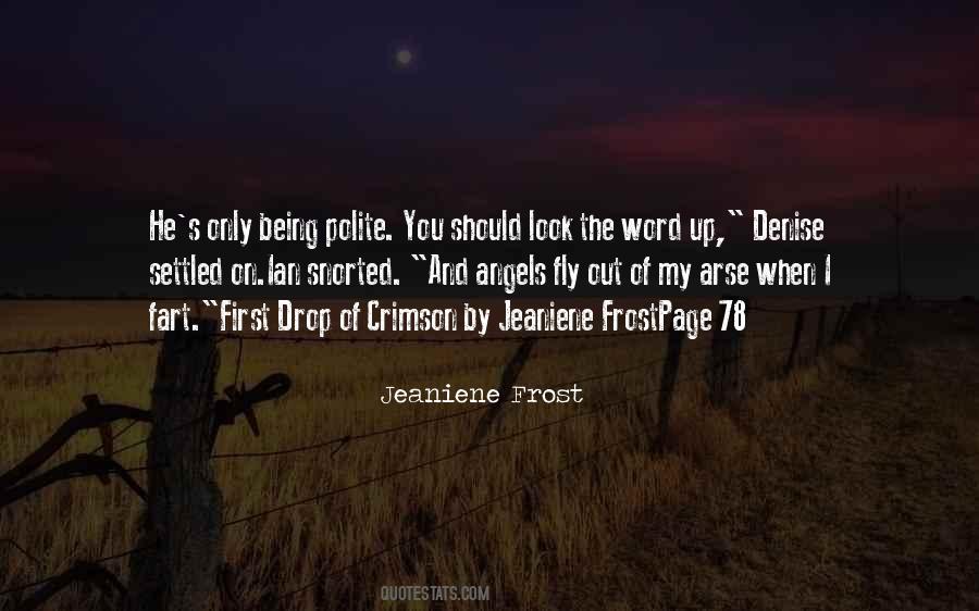 Quotes About Jeaniene #1844828