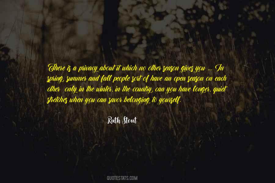 Winter Quiet Quotes #1104972
