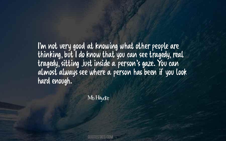 Very Good Person Quotes #1081904