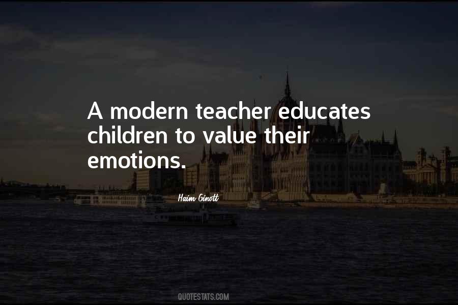 Teacher Value Quotes #1494497