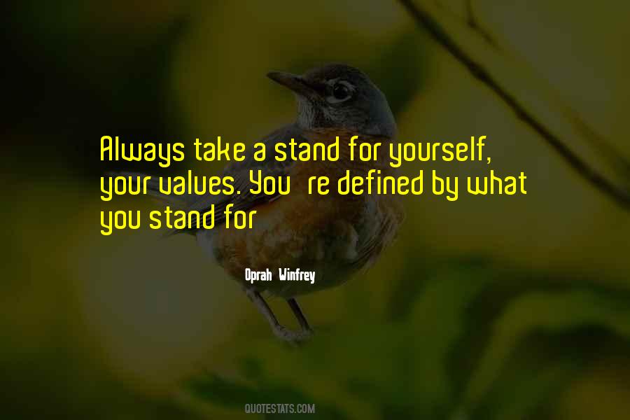 Take Your Stand Quotes #1662626