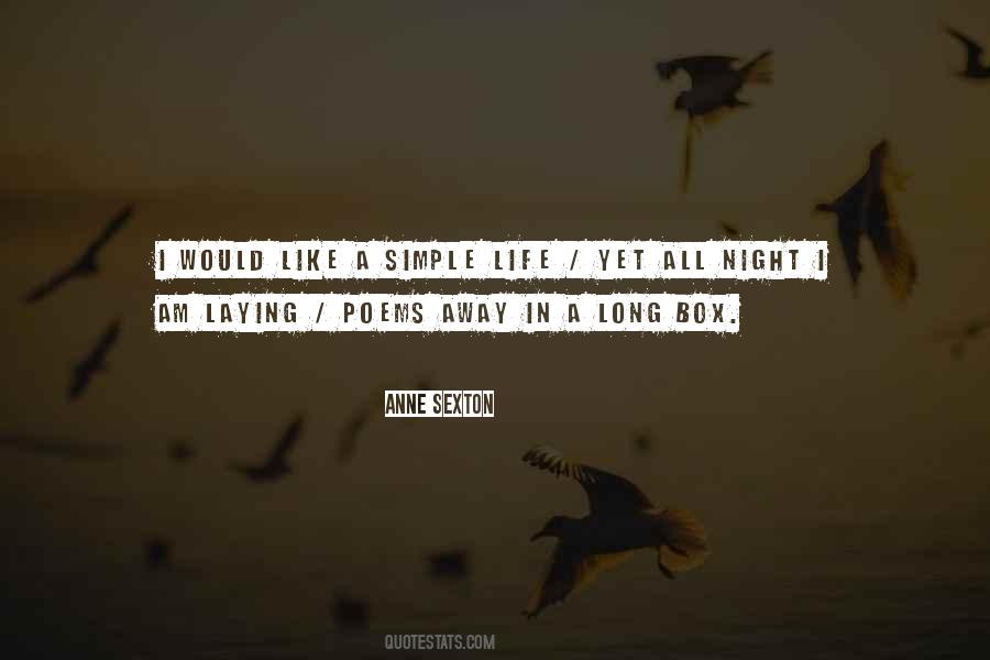 Simple Night Quotes #258229
