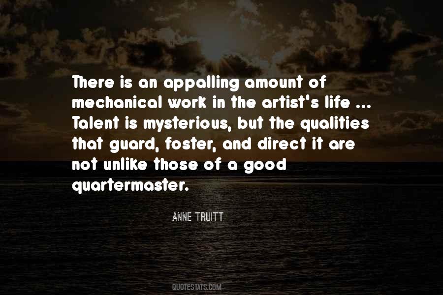 Will A Foster Quality Quotes #1146650
