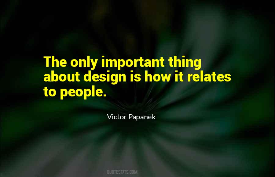 Design Is Important Quotes #203719