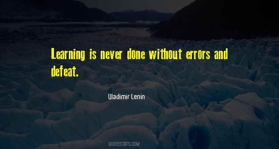 Learning From Defeat Quotes #184111