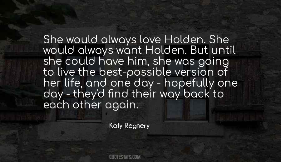 Back To Each Other Quotes #1694288