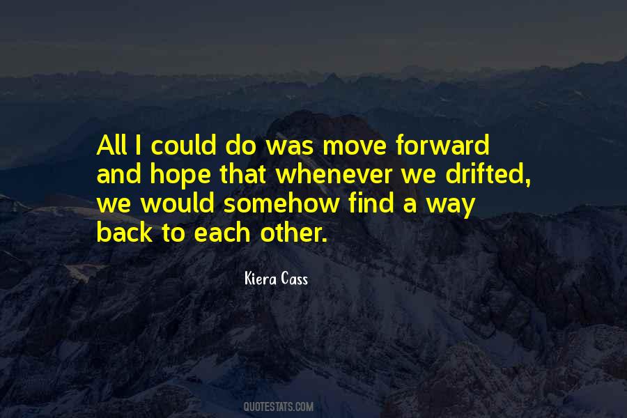 Back To Each Other Quotes #981075