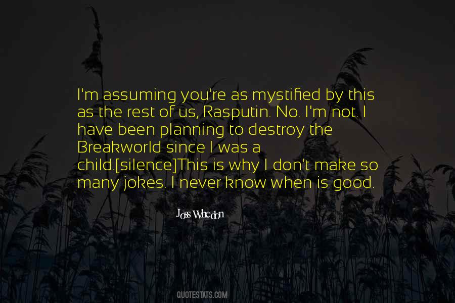 The Silence Of The Good Quotes #1550234