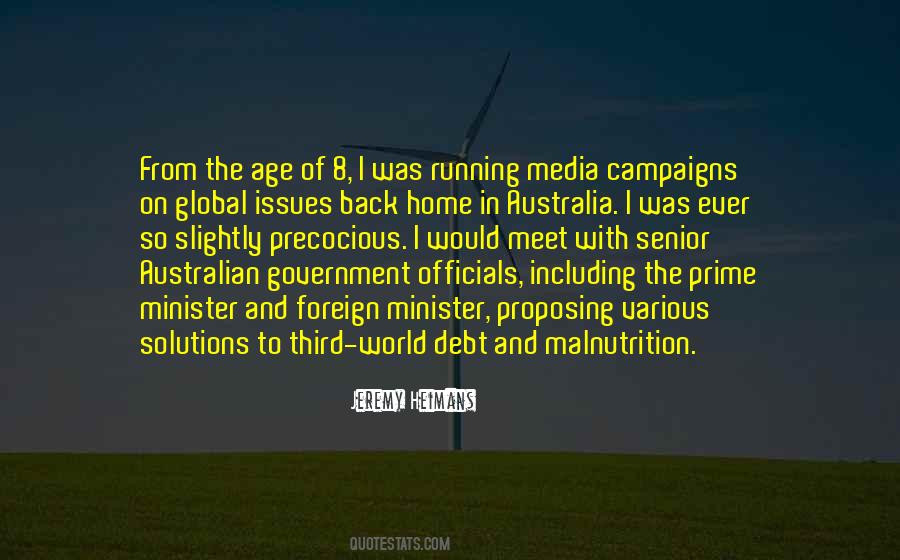Australian Senior Quotes #865239