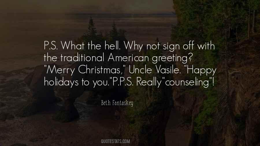 Merry Christmas From Ours To Yours Quotes #1652420