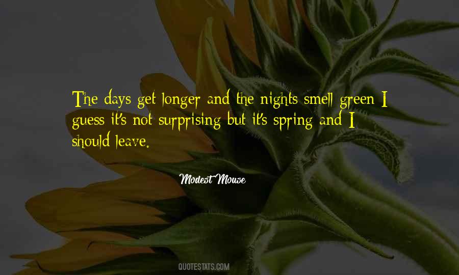 Spring Smell Quotes #180529