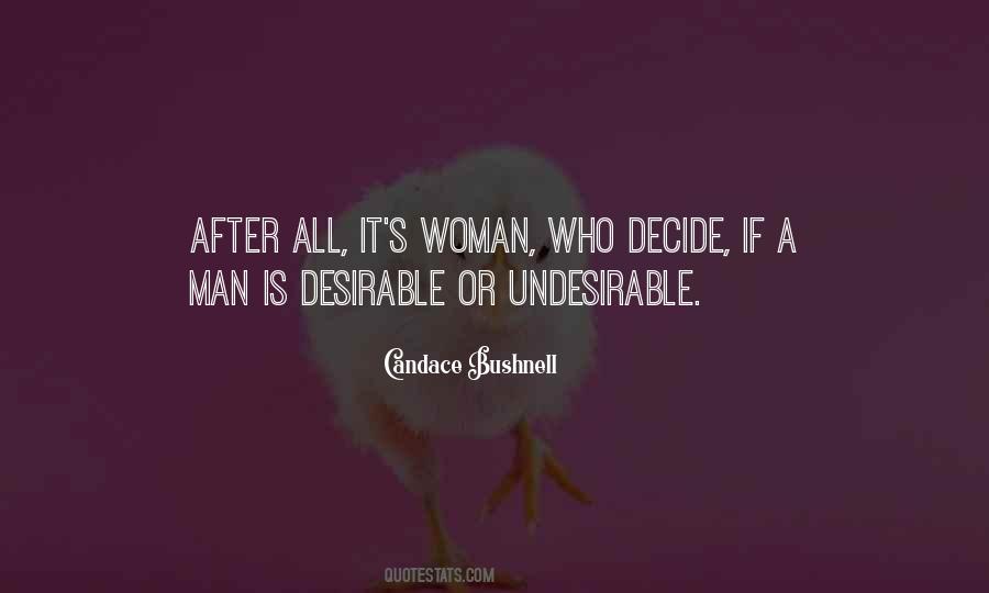 Desirable Woman Quotes #1556087