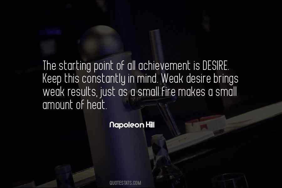 Desire And Achievement Quotes #141964