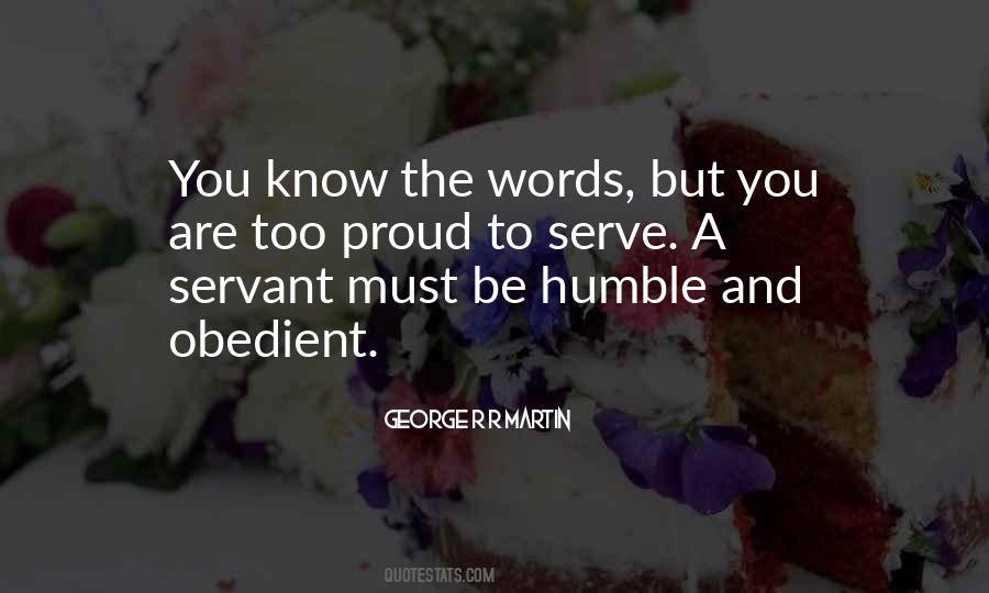 Proud And Humble Quotes #1352090