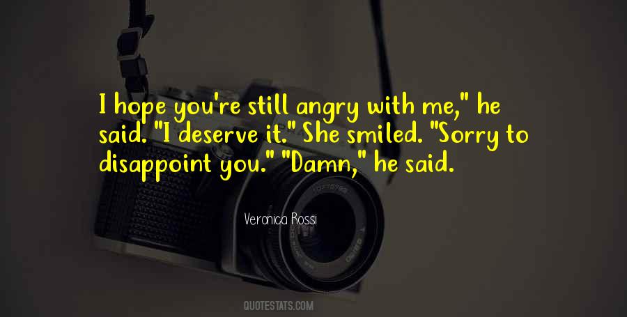 Sorry Angry Quotes #571225