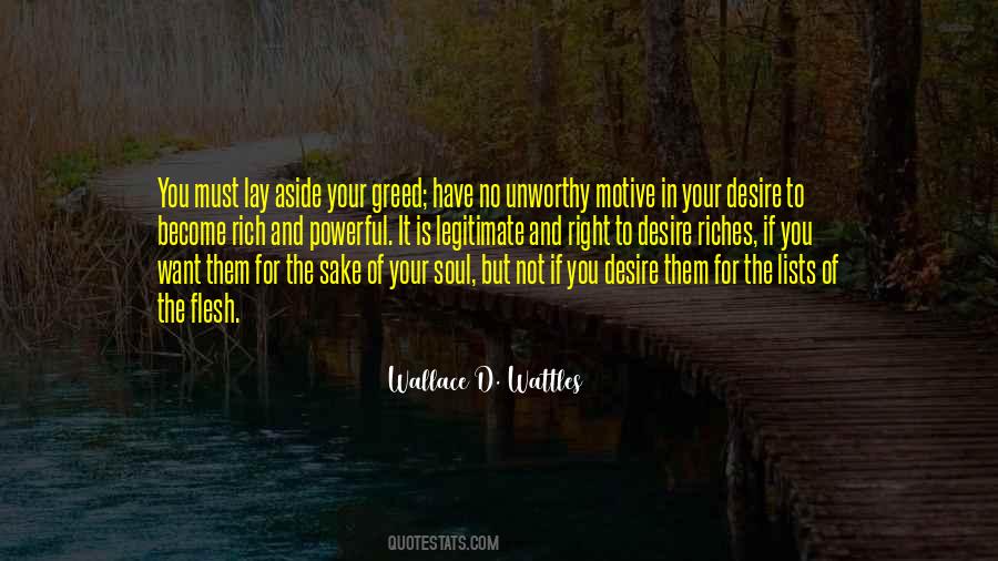 Desire And Greed Quotes #219872