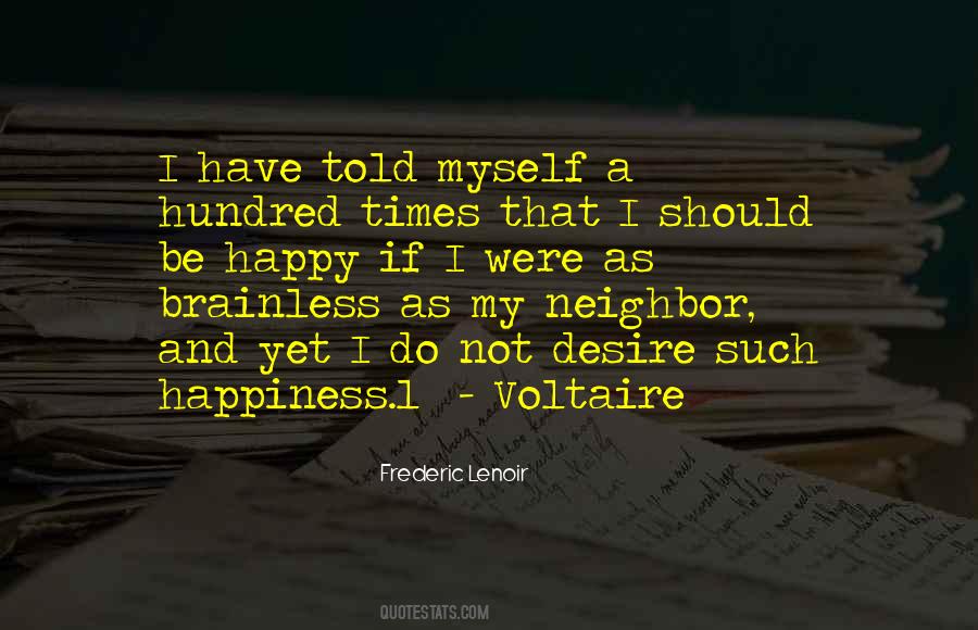 Desire And Happiness Quotes #669289