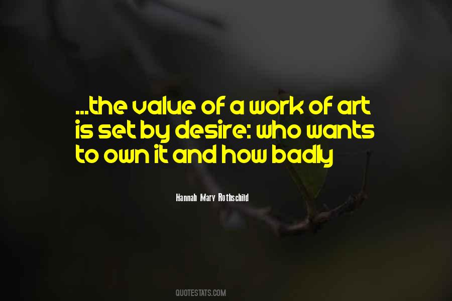 Desire And Value Quotes #1620806