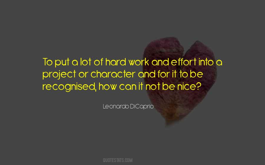 Quotes About A Lot Of Hard Work #1449080