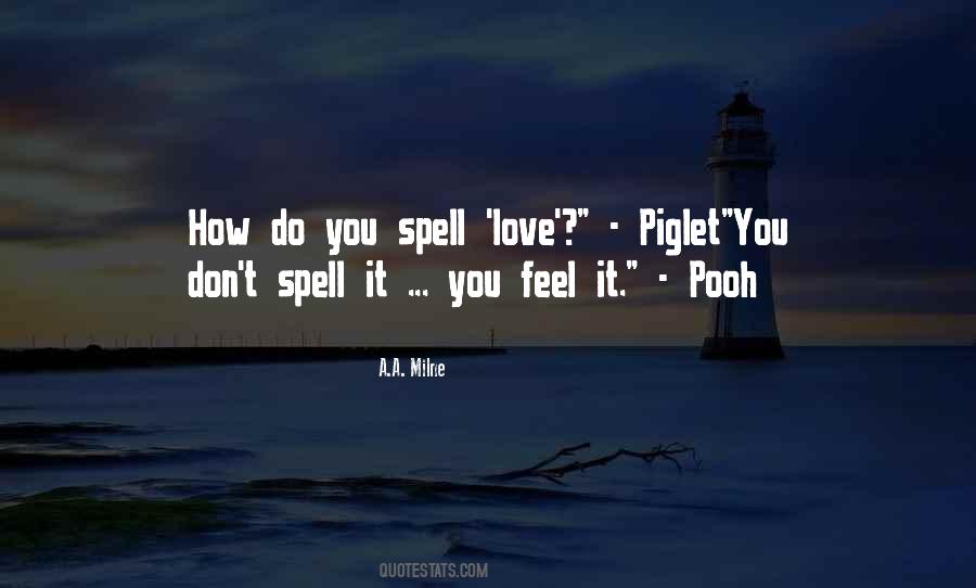 Pooh Bear And Piglet Love Quotes #1456013