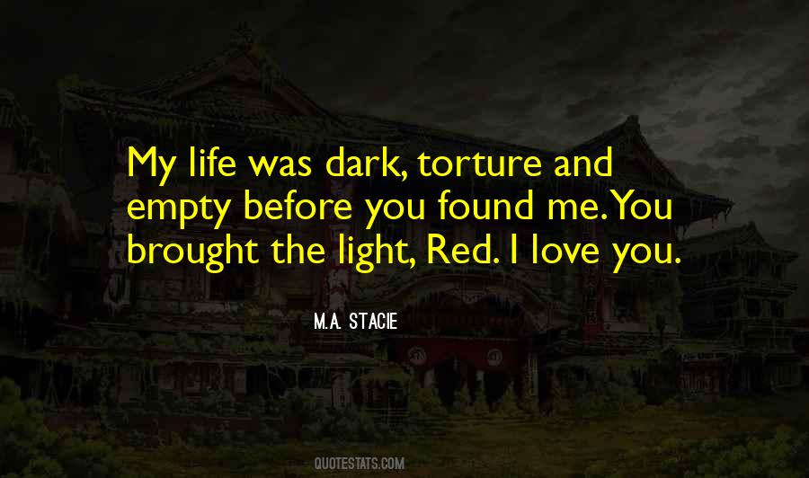 Dark Light Love Quotes #1349504