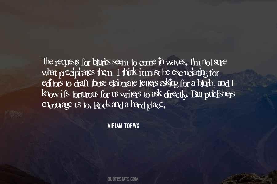 Rock And Hard Place Quotes #1305512