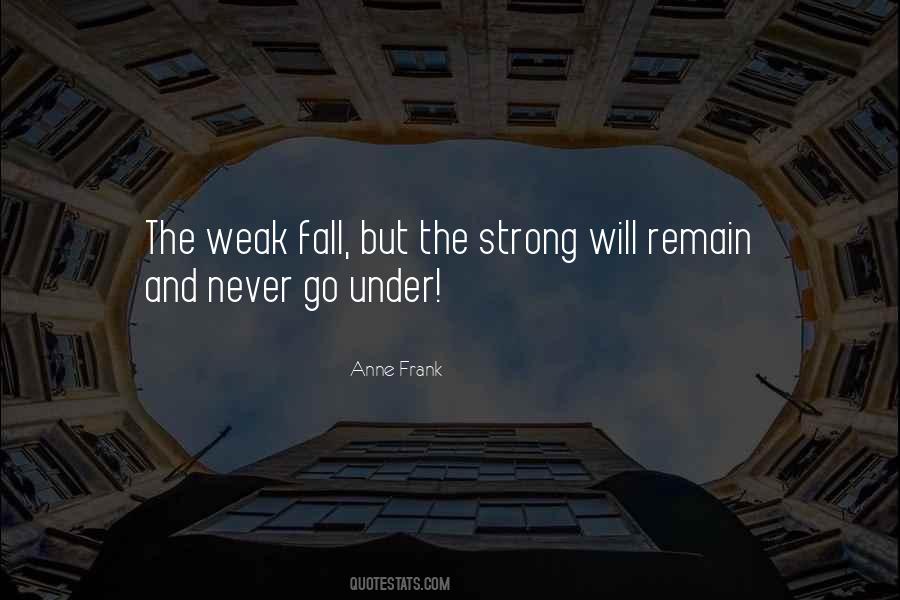 Never Weak Quotes #1675929