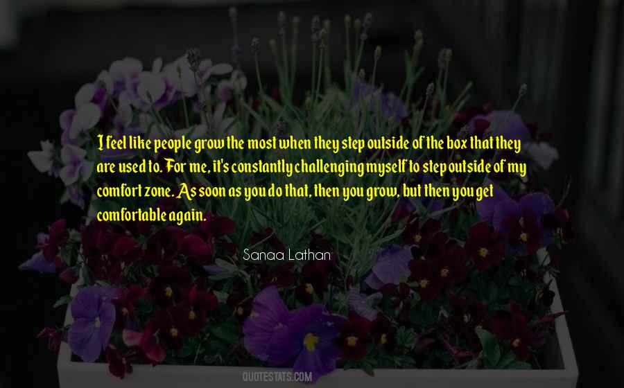 Step Out From Comfort Zone Quotes #1712183
