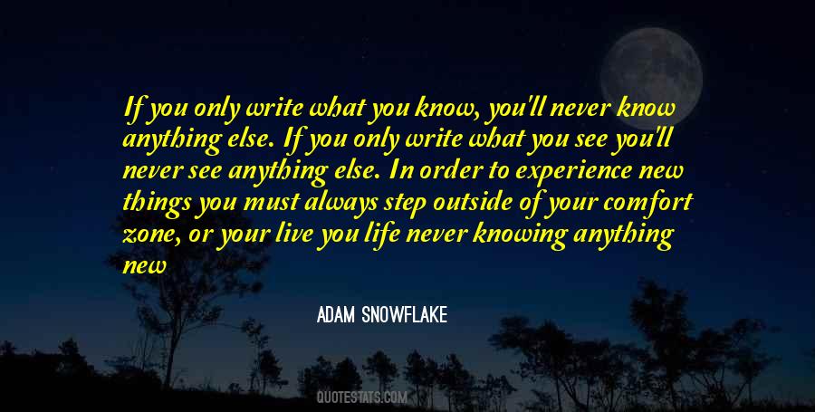 Step Out From Comfort Zone Quotes #1862177
