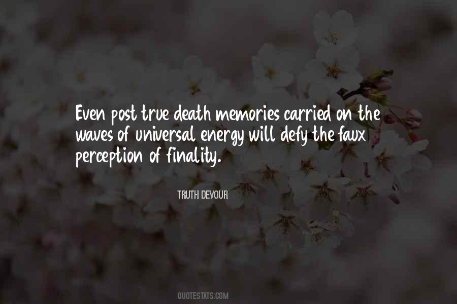 Memories Death Quotes #391618